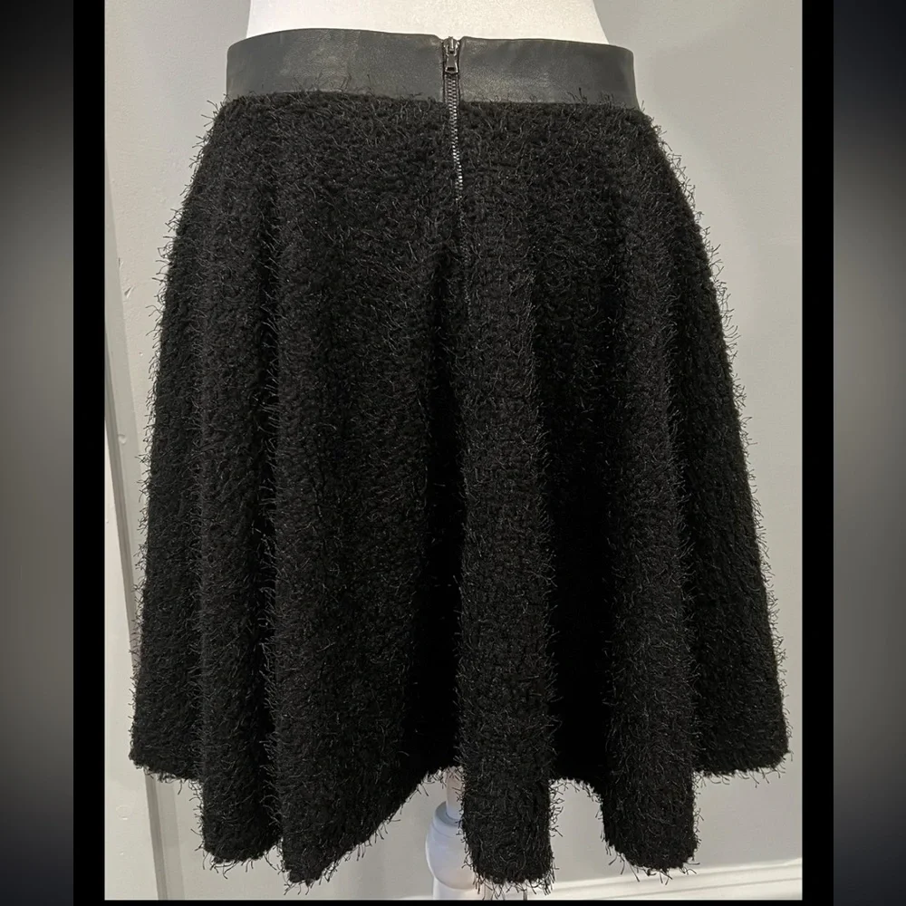 Gaoweix Xinzhan Paris Atelier Skirt Fuzzy Size L Black Witchy Whimsigoth Ballet